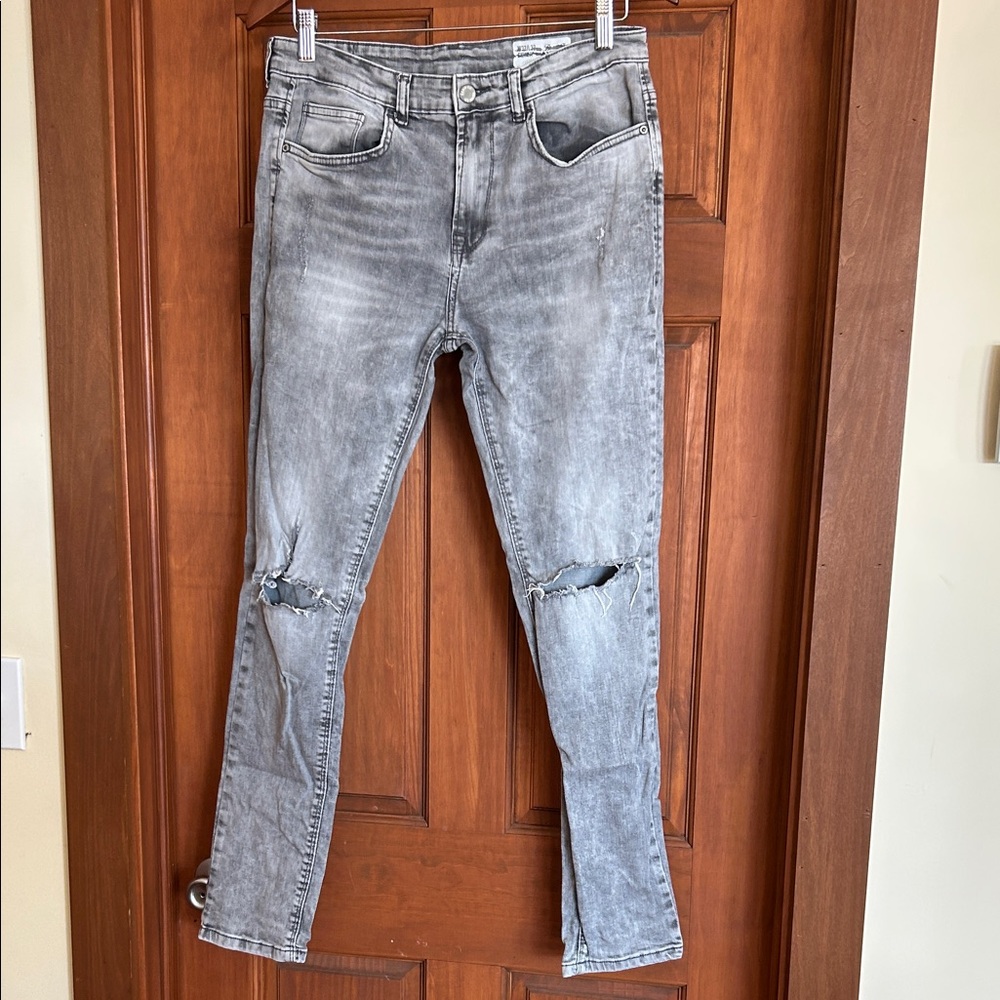Denim&Co Women's Gray Skinny Jeans